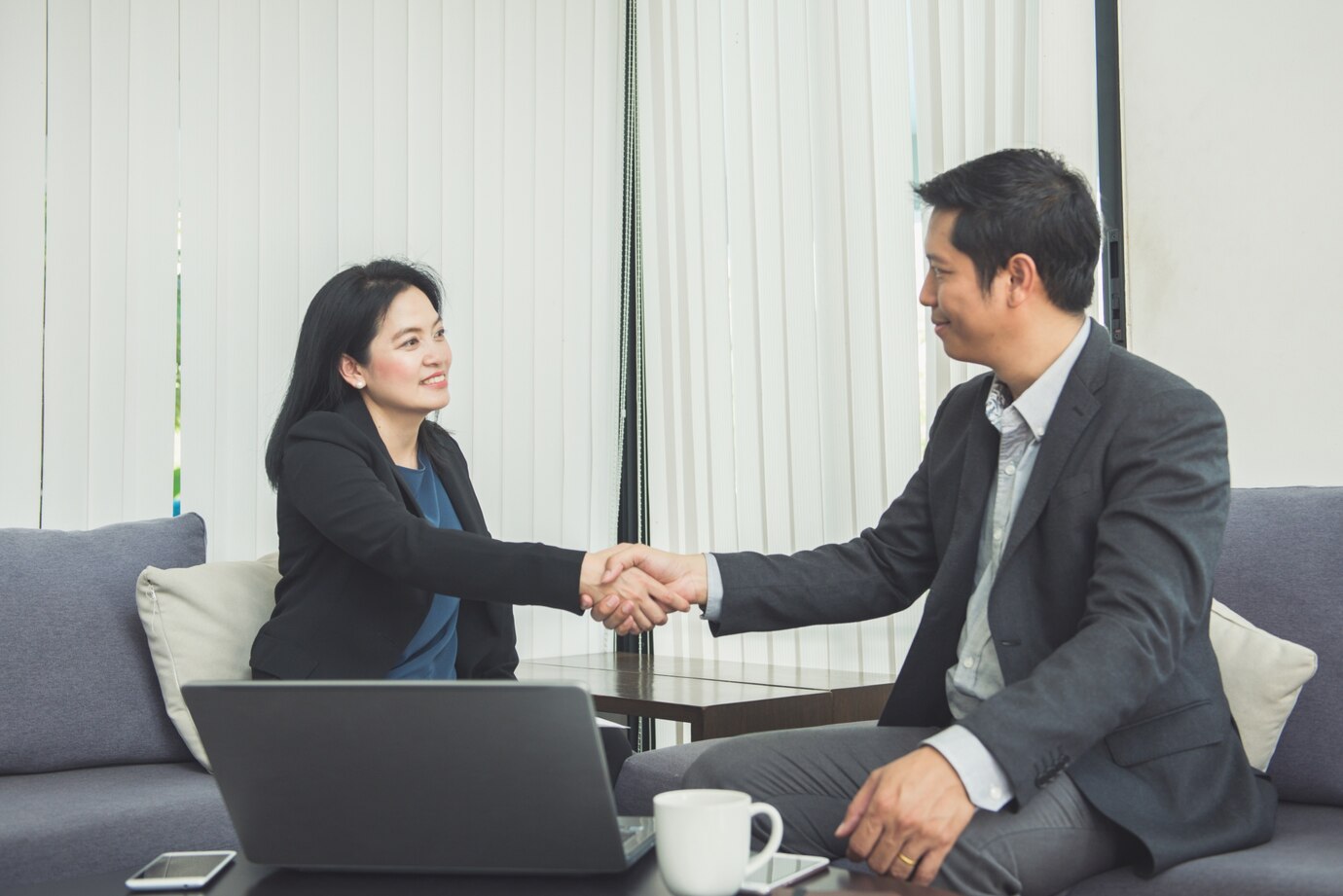 Shaking corporate meeting together teamwork
