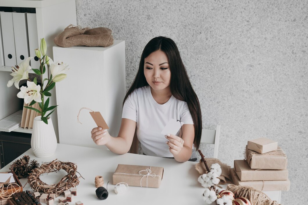 shot-woman-holding-gift