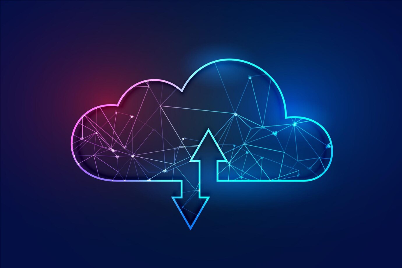 Cloud computing polygonal