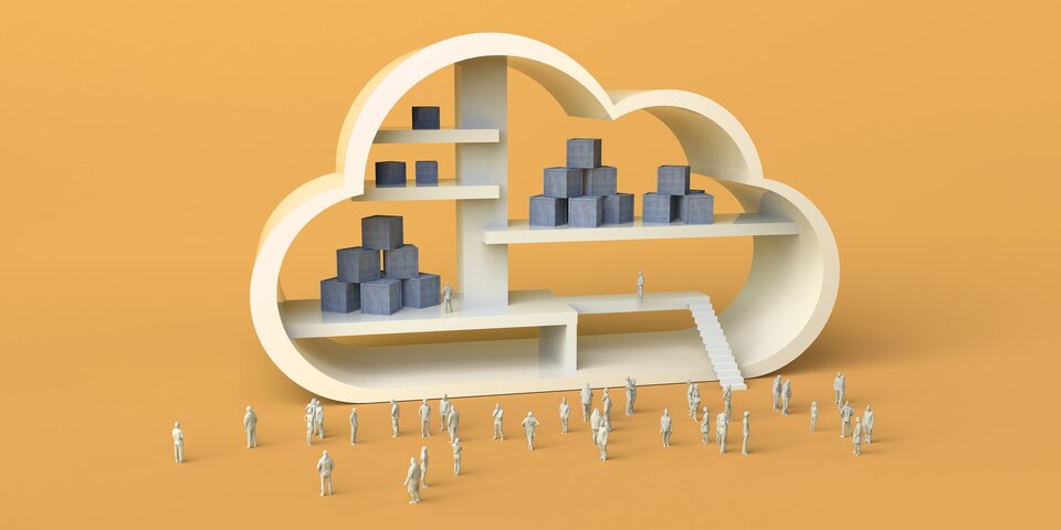 Cloud logistics concept