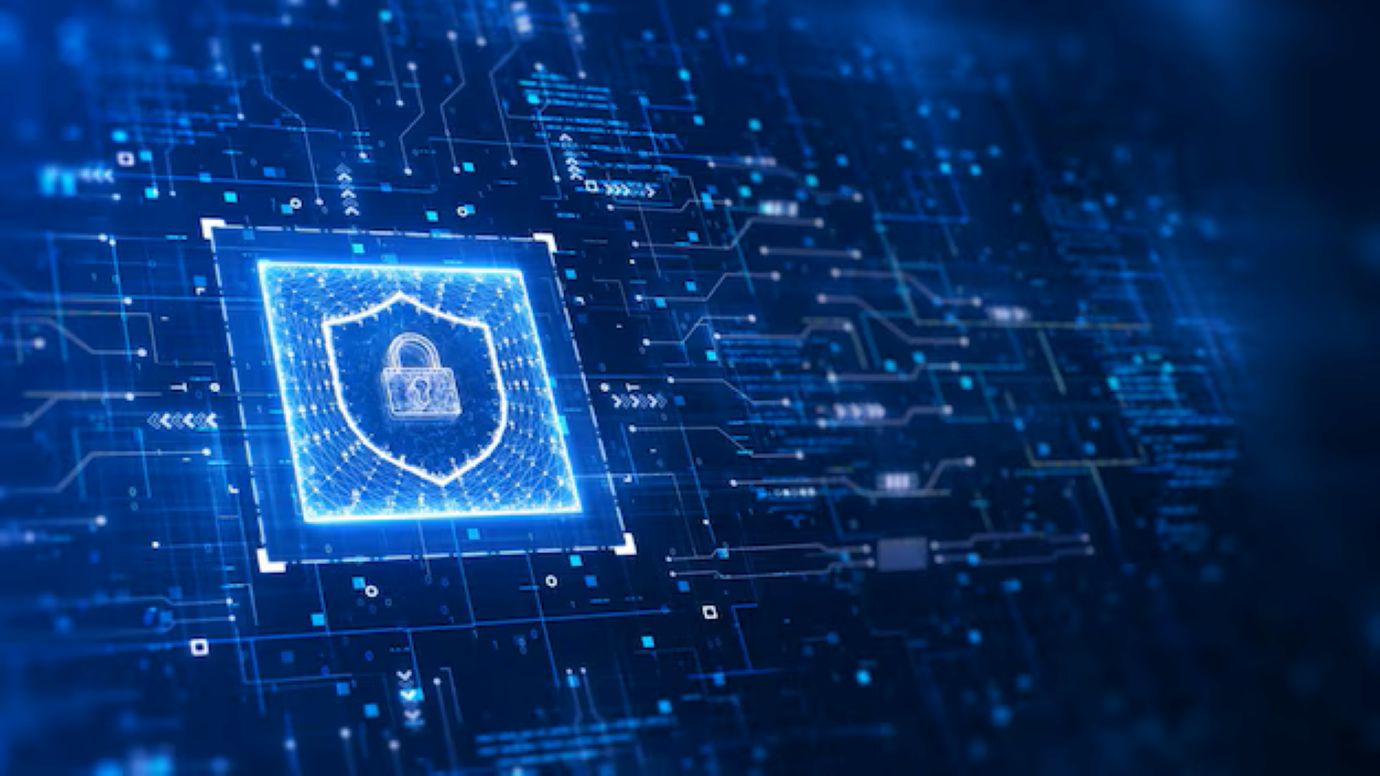 Cybersecurity concept of data protection