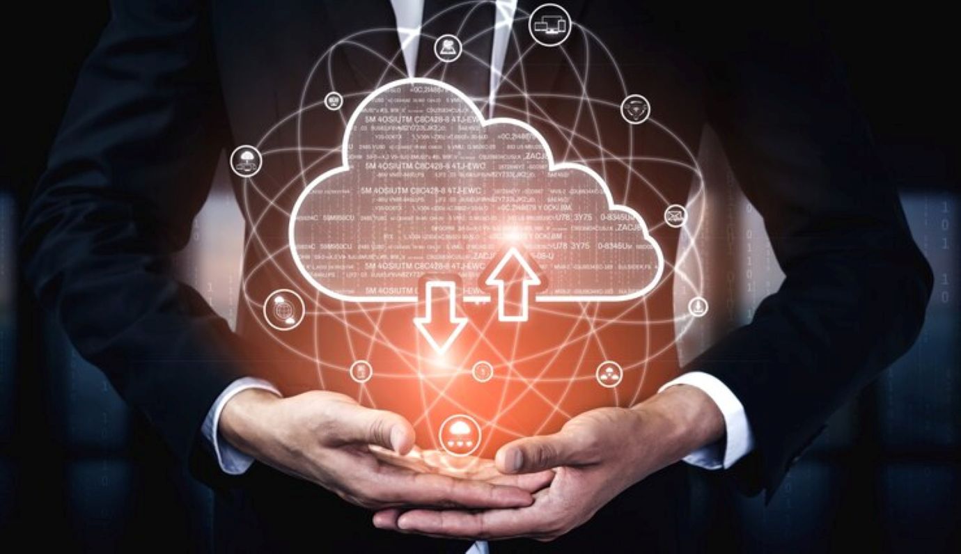 Cloud computing technology and online data storage for business network