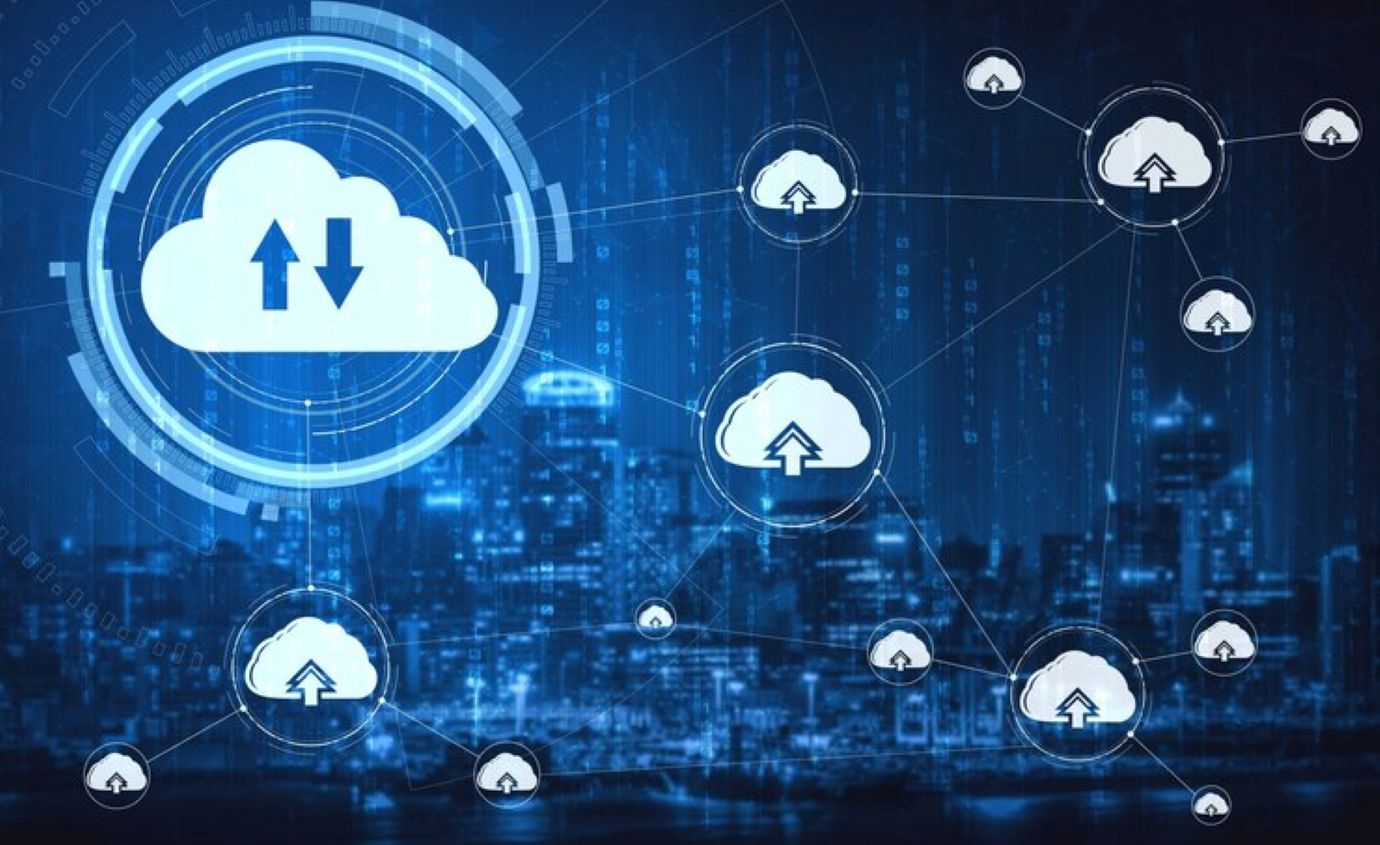 Cloud computing technology and online data storage for business network