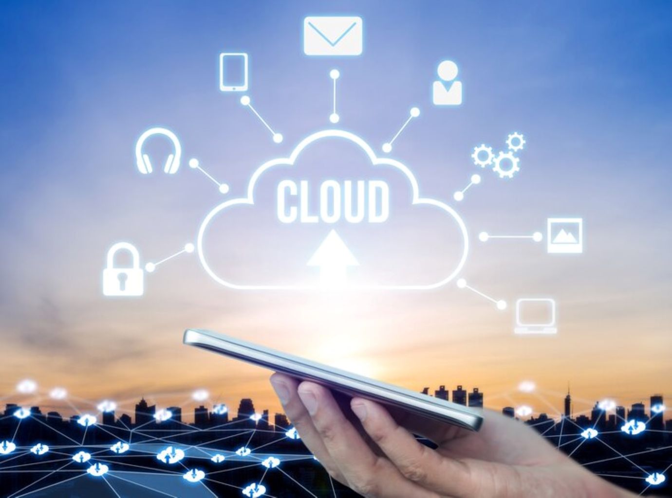 Cloud computing technology and online data storage for global data sharing