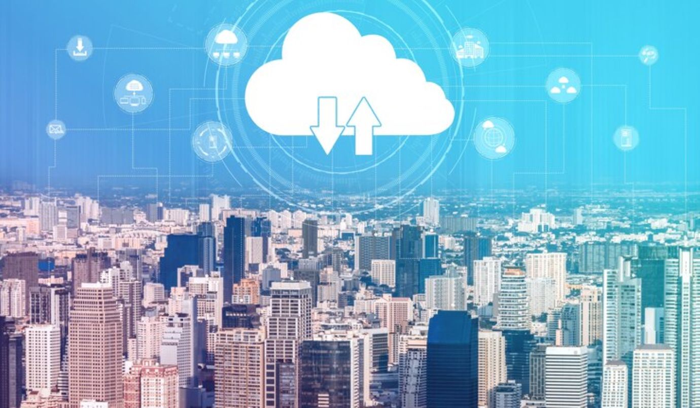 Cloud computing technology and online data storage for business network