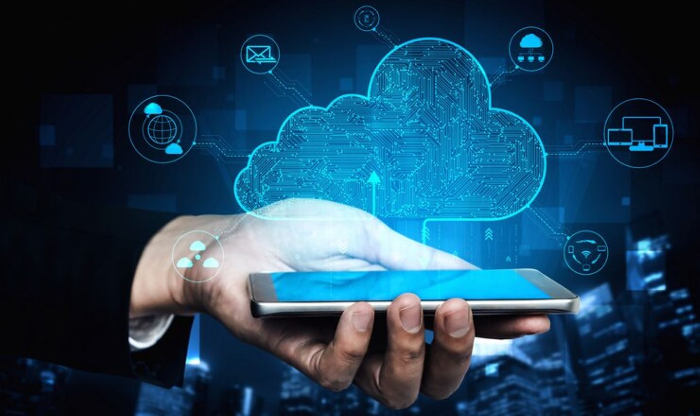 Cloud computing technology and online data storage for business network