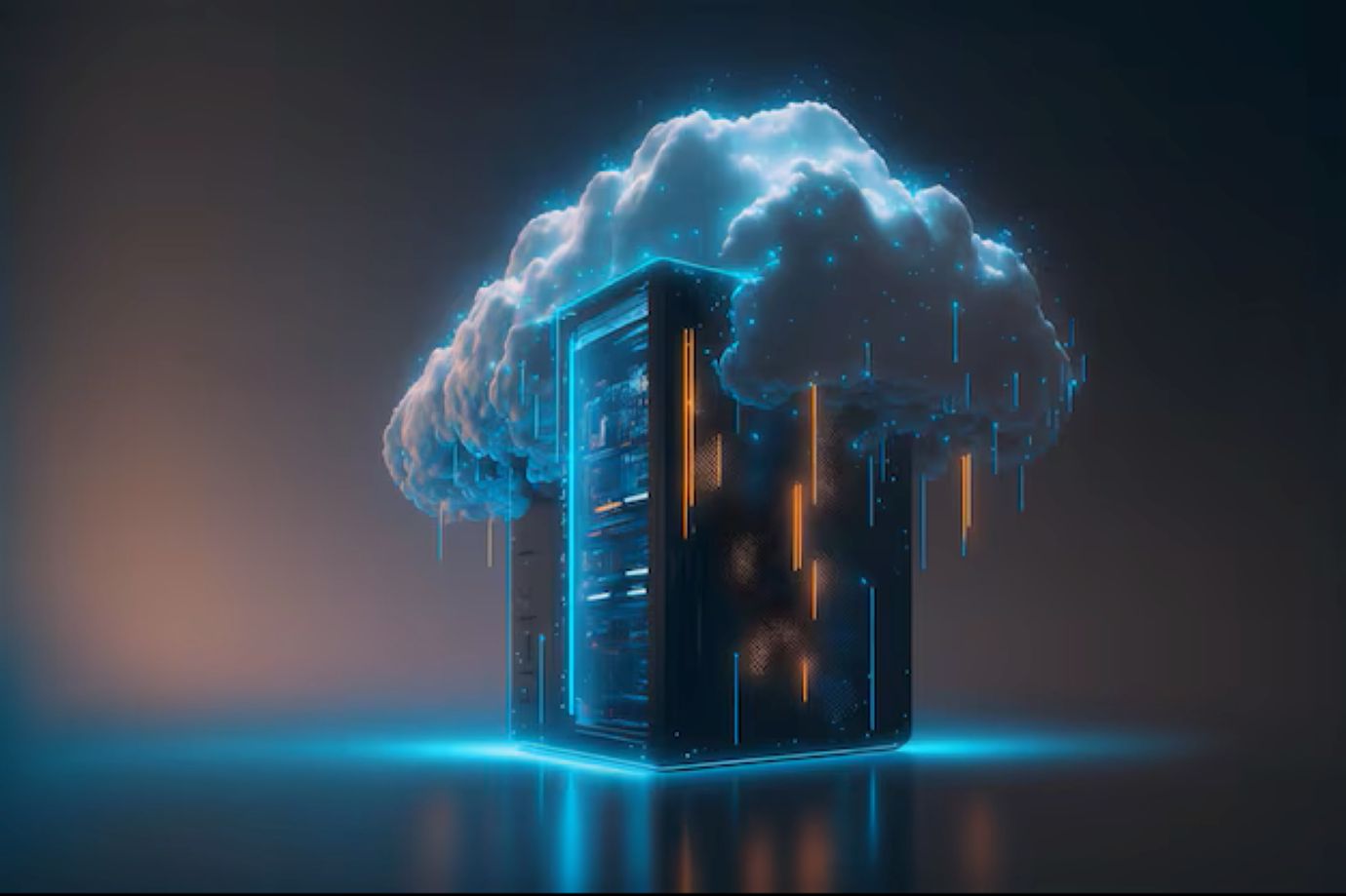 Server cloud data storage concept solution web database backup computer